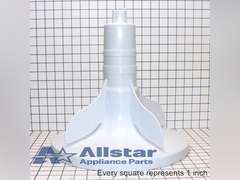 WP3951632 Washing Machine Lower Agitator 104
