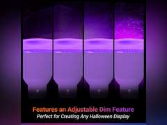 Bluex Bulbs 2 Pack LED Par38 Flood Purple Light Bulb - 18W (120Watt Equivalent) - Dimmable - E26 Base LED Lights, Party Decoration, Porch, Home Lighting, Holiday Halloween Purple Flood Lights Bulb. 20