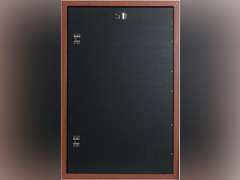 Frame Amo Walnut Brown 20 x24 Picture or Poster Frame, 1 inch Wide Border, Smooth Finish, Acrylic Front 30