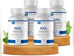 Nail Exodus - Vitality Healthy Nails - Premium Formula for Healthier Feet - 60 Capsules - Pack of 4 215