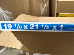 Aerostar 19 7/8 x 21 1/2 x 1 MERV 13 Pleated Air Filter, AC Furnace Air Filter, 6 Pack (Actual Size: 19 7/8"x21 1/2"x3/4") 59