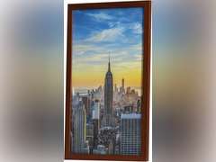 Frame Amo Walnut Brown 20 x24 Picture or Poster Frame, 1 inch Wide Border, Smooth Finish, Acrylic Front 30