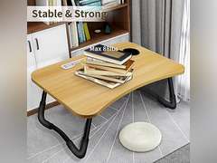 ICARE Laptop Bed Desk, Portable Foldable Laptop Lap Desk Tray Table with USB Charge Port/Cup Holder/Storage Drawer, for Bed/Couch/Sofa Working, Reading(similar model) 34