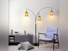 1 Pack Rattan Lamp Shade Small, Boho Hanging Light Shades Vintage Pendant Light Shade Replacement, Cylinder Woven LampShades for Floor Lamps Pendant Light Chandelier Wall Sconces Light Fixture Shades 13