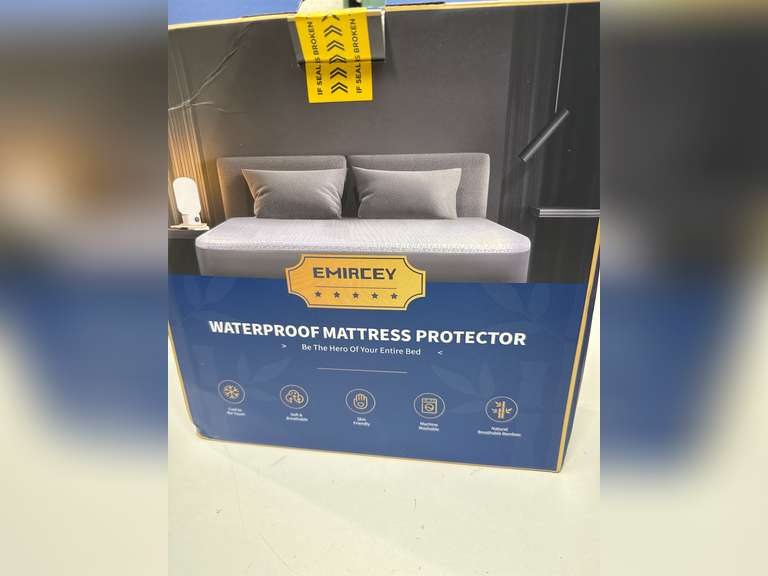 Waterproof Mattress Protector Hypoallergenic Cooling Mattress Cover 3D Breathable Noiseless Soft Bamboo Fabric Bed Cover, 8-21' Deep Pocket, Machine Washable Vinyl Free (White, Queen) 20