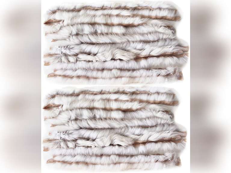 Fur Trim Fabric Strip for DIY Collar Beard Craft Hollowen Cosplay ...