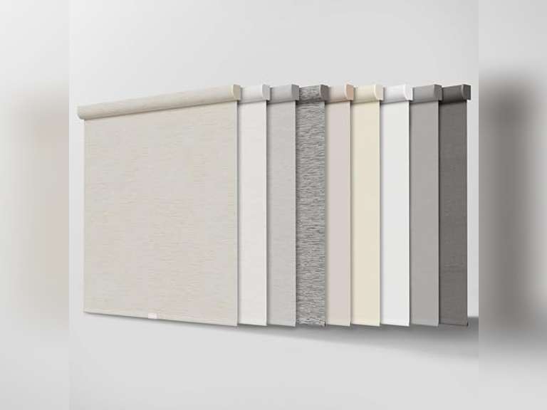 (Different model) Blackout Roller Shades for Windows - 49" W x 72" L - White, Over 2,000 Custom Sizes, Cordless, Dual Layer Fabric for Advanced Light Blockage, Thermal Insulated Privacy Blinds 38