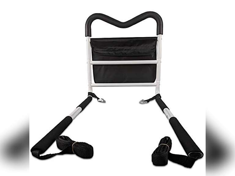Avantia M-Safe Height Adjustable Bed Safety Rail with Unique M-Shape for Multiple Gripping Positions, Compact Design Ideal for Travel, Easy Assembly 59