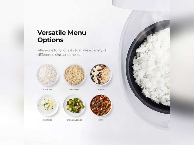 CUCKOO CR-0375F | 3-Cup (Uncooked) Micom Rice Cooker | 10 Menu Options: Oatmeal, Brown Rice & More, Touch-Screen, Nonstick Inner Pot | White 70