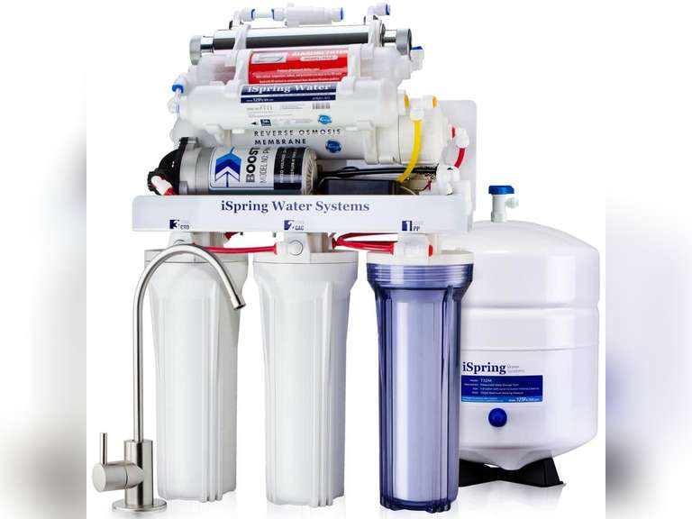 7-Stage 100 GPD Under-Sink Reverse Osmosis Drinking Water Filtration