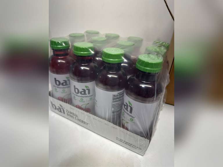 Bai Antioxidant Infused Water Beverage, Zambia Bing Cherry, with Vitamin C and No Artificial Sweeteners, 18 Fluid Ounce Bottle, 12 Pack 20