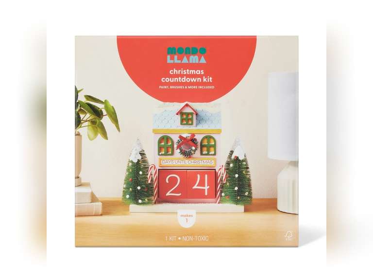 Holiday Craft Block Christmas Countdown Kit - Mondo Llama 14