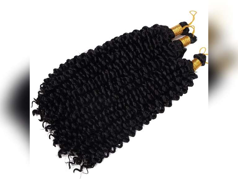 Water Wave Bulk Curly Crochet Hair Extensions Ombre Synthetic Braiding Hair Bulk Bohemian Hair For Crochet Braids 1 22 Inch 1Pcs/Lot 26