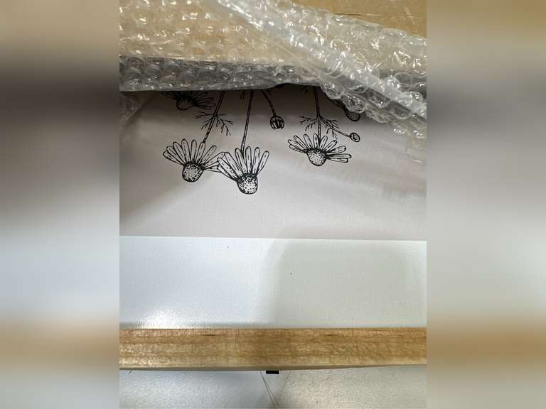 Vintage Antique Garden Wildflowers Sign Wall Art Decor 24"x16" Set Of 3 Living Room Soild Wood Framed Farmhouse Bedroom Modren Minimalist Floral Botanical Flowers Wall Hanging (Black) 59