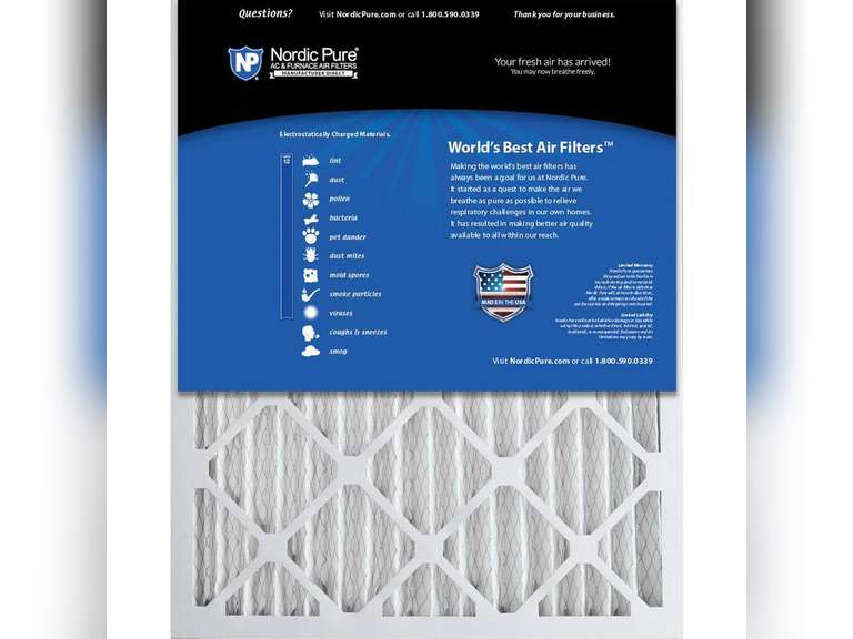 16 in. X 20 in. X 2 in. Allergen Pleated MERV 12 Air Filter (3-Pack) 27