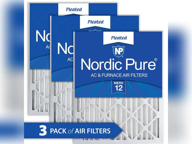 16 in. X 20 in. X 2 in. Allergen Pleated MERV 12 Air Filter (3-Pack) 27