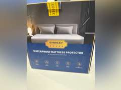 Waterproof Mattress Protector Hypoallergenic Cooling Mattress Cover 3D Breathable Noiseless Soft Bamboo Fabric Bed Cover, 8-21' Deep Pocket, Machine Washable Vinyl Free (White, Queen) 20