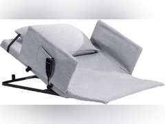 Electric Power Lifting Adjustable Bed Back Rest for Patient Back Lumbar Support, Assist Elderly to Get Out of Bed Easily, Removeable Bedrails with Pocket, 300lbs Capacity 309
