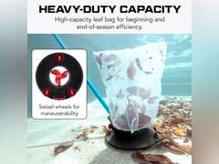 POOL BLASTER Leaf Vac Recharge Cordless Rechargeable Pool Leaf Vacuum & Skimmer, Swimming Pool Leaf Catcher with Heavy Duty Mesh Bag, for Inground and Above Ground Pools, by Water Tech 180