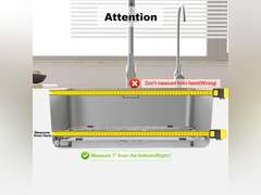 Sink Grid 18" X 12-1/2", Sink Protector Grid Centered Drain with Corner Radius 1-1/2",304 Stainless Steel Material for Sink 29