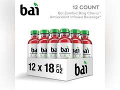Bai Antioxidant Infused Water Beverage, Zambia Bing Cherry, with Vitamin C and No Artificial Sweeteners, 18 Fluid Ounce Bottle, 12 Pack 20