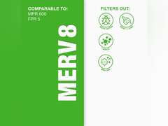Aerostar 20x20x1 MERV 8 - 6 Count - High Efficiency Pleated HVAC, Furnace & Air Conditioner Filters - Removes Dust, Lint, Mold & Allergy-Causing Pollen 29