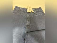 Pantete Womens High Waisted Bell Bottom Jeans Denim High Rise Flare Jean Pants with Wide Leg and Belt size S 37
