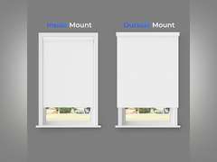 (Different model) Blackout Roller Shades for Windows - 49" W x 72" L - White, Over 2,000 Custom Sizes, Cordless, Dual Layer Fabric for Advanced Light Blockage, Thermal Insulated Privacy Blinds 38