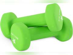 Yes4All Neoprene Coated Dumbbell Hand Weight Sets of 2 - Multiple Weight Options with 15 Colors, Anti-roll, Anti-Slip, Hexagon Shape 16