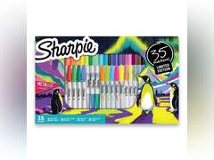 Sharpie 35pk Permanent Markers Fine Point and Ultra-Fine Point Multicolored Gift Pack 30