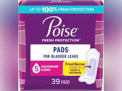 Poise Incontinence Pads & Postpartum Incontinence Pads, 5 Drop Maximum Absorbency, Long Length, 64 Count, Packaging May Vary 22