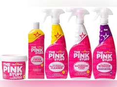 Stardrops - The Pink Stuff - The Miracle Cleaning Paste, Multi-Purpose Spray, Bathroom Foam Spray, Window & Glass Cleaner, and Cream Cleaner Bundle 29