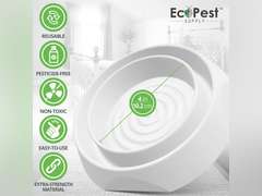 Bed Bug Interceptors 12 Pack | Bed Bug Blocker (Pro) Interceptor Traps | Insect Trap, Monitor, and Detector for Bed Legs (White) similar model 32