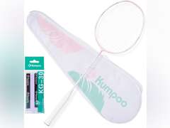 Professional Badminton Racket 5U | Carbon Fiber Badminton Racket Set with Grip Tape & Cover Bag | Pro Badminton Racquet Lightweight for Beginner, Intermediate Players Outdoor Games (Similar model) 33