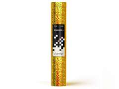 VViViD Mosaic+ Gold Brushed Holographic 1ft x 5ft Crafting Vinyl Crinkle-Free 8yr UV Finish Crafting Vinyl 10