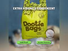 Pooch Approved Dootie Bags - Dog Poop Bags - Tie-Handles - 100 Count Dootie Strong Leakproof Bags - Perfect for Dogs & Cats - Litter - Pet Waste Cleanup - Swivel Bin & GoGo Stik Scoopers 19