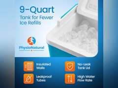 Cold Therapy Machine Cryotherapy Freeze Kit System for Post-Surgery Care, ACL, MCL, Swelling, Sprains, and Other Injuries - Wearable, Adjustable Knee Pad Cooler Pump with Digital Timer 189