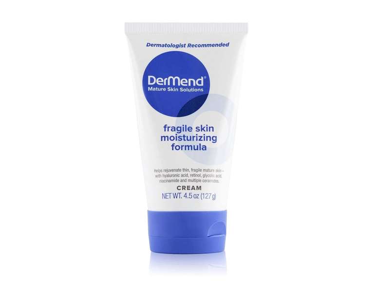 Dermend Specialized Fragile Skin Moisturizing Cream: Formula to Restore & Rejuvenate - Daily Anti Wrinkle Cream for Firming & Strengthening Thin, Aging Skin - 4.5 Oz Tube 23