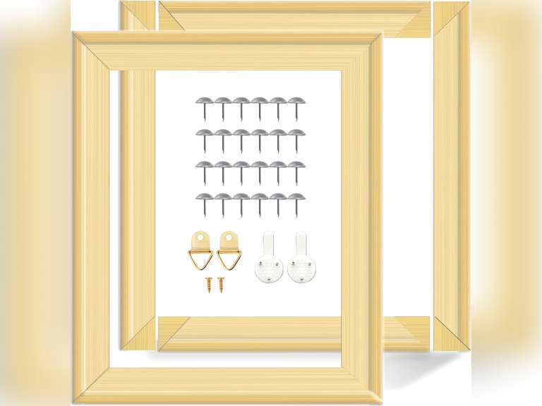 2-Set DIY Canvas Stretcher Bars 16x20 Inch Canvas Frame for Oil Paintings,Prints,Paint by Numbers & Posters 30