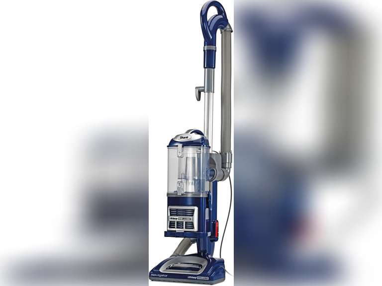 Shark Upright Vacuum, Navigator Lift-Away Deluxe with Large Dust Cup Capacity, HEPA Filter, Swivel Steering, Upholstery Tool & Crevice Tool, Blue, NV360 190