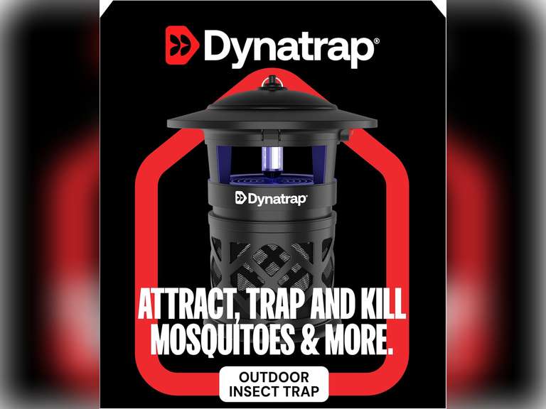 DynaTrap DT2030SR Mosquito & Flying Insect Outdoor Trap and Killer Kills Mosquitoes, Flies, Wasps, Gnats, & Other Flying Insects Protects up to 1 Acre 109