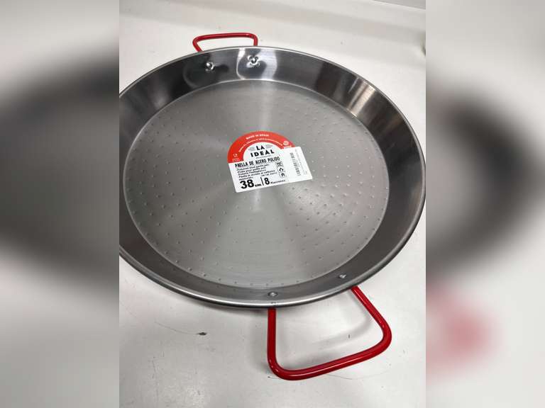 Garcima 15-Inch Carbon Steel Paella Pan, 38cm 28