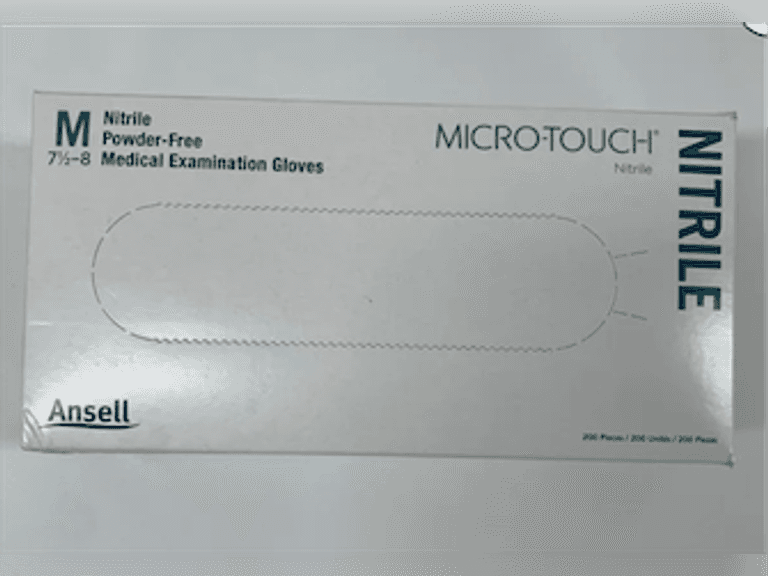 Ansell 6034302 Micro-Touch Powder-Free Thin Nitrile Synthetic Medium 200 per box 20
