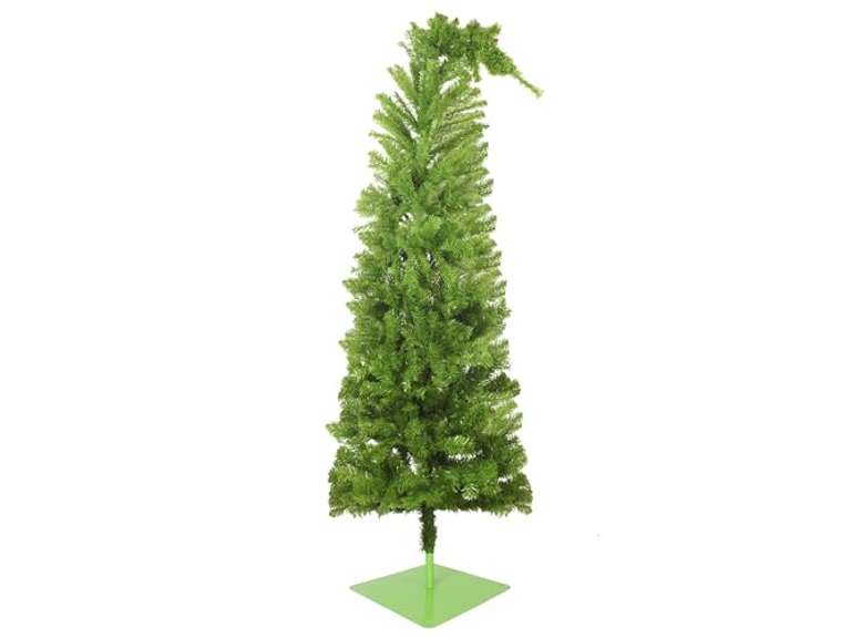 BLACICO Green Santa's Hat Christmas Tree, Easy Assembly with Metal Stand and Hinged Branches for Home Party Decoration, 6ft Whimsical Christmas Tree - Christmas Decorations 49