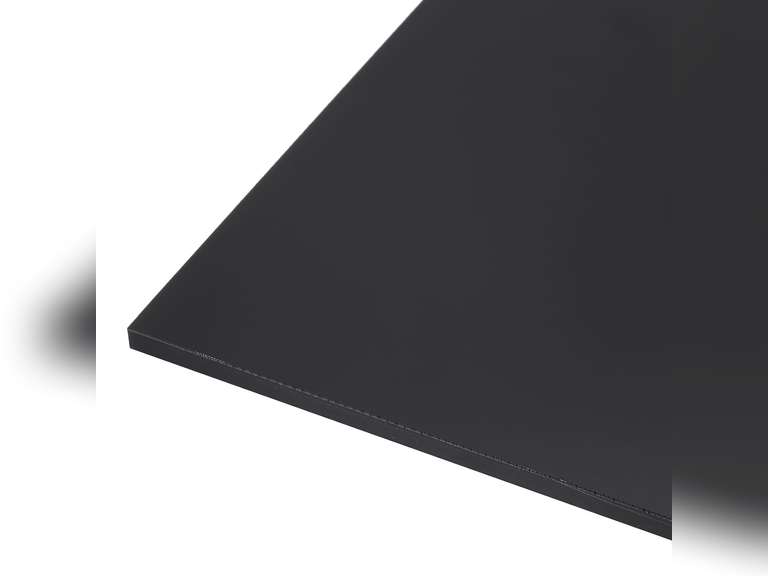 48" x 12" x 1/2" HDPE Plastic Sheet, High Density Polyethylene Sheet Cutting Board Black Solid Block, for DIY, Home Floor 72