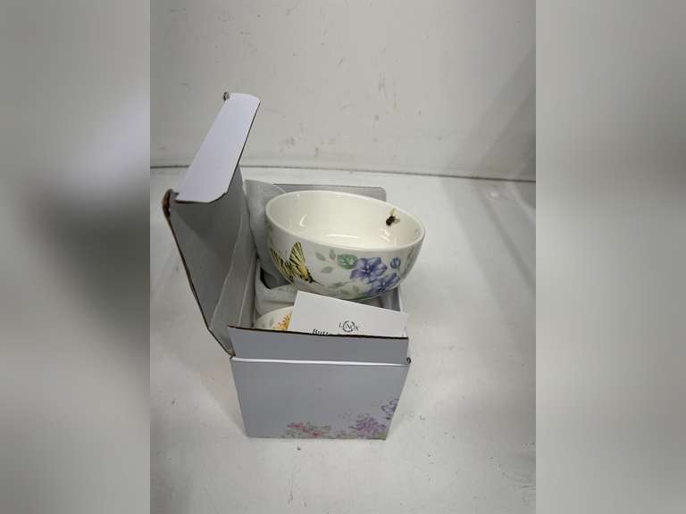 Lenox Butterfly Meadow Kitchen 3-Piece Mini Bowl Set, 1.70 LB, Multi 19