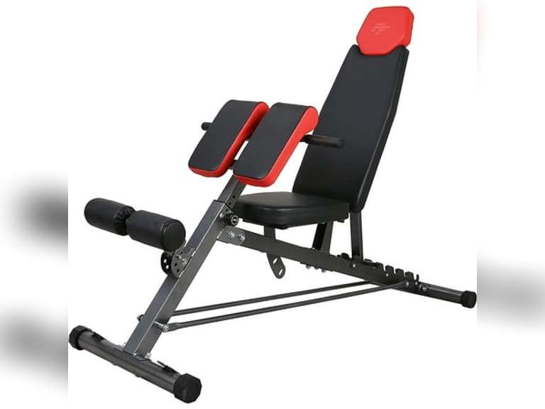 Finer Form Multi-Functional FID Weight Bench for Full All-in-One Body Workout Hyper Back Extension, Roman Chair, Adjustable Ab Sit up Bench, Incline Decline Bench, Flat Bench 240