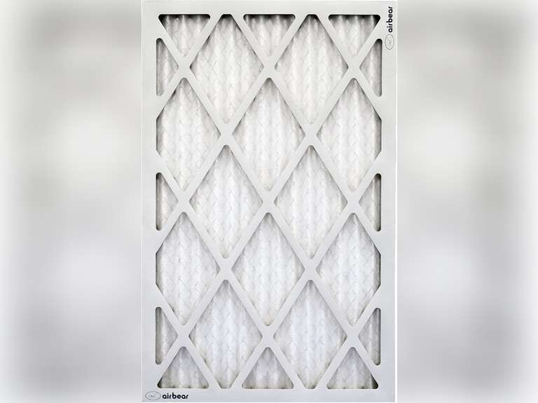 TRION Air Bear 16x25x1 Air Filter MERV 8 (4-Pack), Pleated HVAC Air Filters Replacement (Actual Size: 15.50 x 24.50 x 0.75 Inches) 30