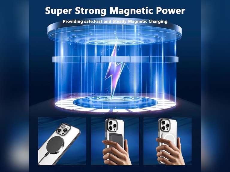 Magnetic Case for iPhone 12 Pro Max Compatible with MagSafe & MIL-Grade Protection Not Yellowing Scratch-Resistant Translucent Matte Slim Phone Cover for iPhone 12 Pro Max Frosted Black 15