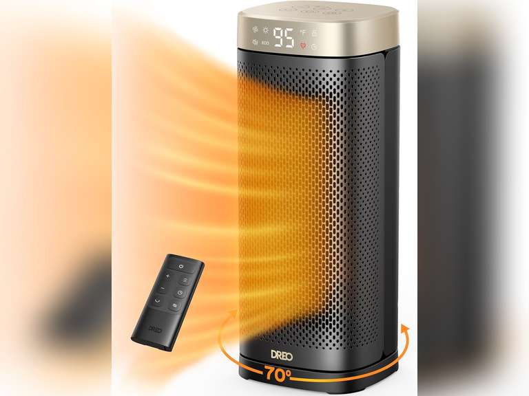 Dreo Space Heaters for Indoor Use Large Room, 70 Oscillation, Fast ...
